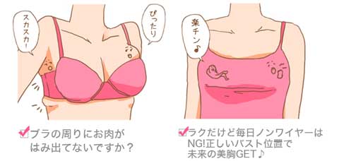 合わないブラはこんなブラ