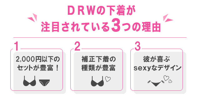 DRWはここがすごい