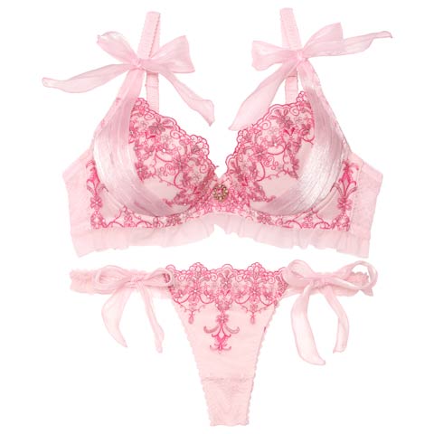 【明日花キララプロデュース/WhipBunny】 アラベスクシフォンプリンセスブラ＆Tバック［週替］[スーパーセール](アントワネット-B65/ショーツM)