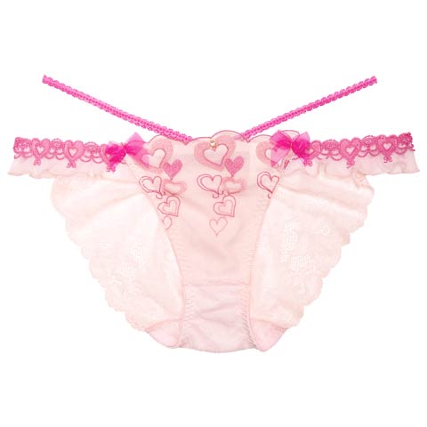 【明日花キララプロデュース/WhipBunny】Melty Twinkle Heart Shorts/SWEETPINK メルティトゥインクルハートショーツ/スイートピンク(スイートピンク/フルバック-M)
