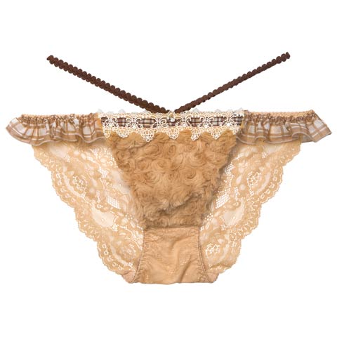 12/5新作!【明日花キララプロデュース/WhipBunny】Charming Teddy Bear Shorts / チャーミングテディベアショーツ(ブラウンベア/フルバック-M)