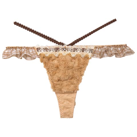 12/5新作!【明日花キララプロデュース/WhipBunny】Charming Teddy Bear Shorts / チャーミングテディベアショーツ(ブラウンベア/Tバック-M)