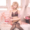 【明日花キララプロデュース/WhipBunny】Romance Lace Up Bra&Shorts / Pink ロマンスレースアップブラ&ショーツ / ピンク
