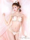 5/15再販!【明日花キララプロデュース/WhipBunny】Romantic Rose Garden Bra&Shorts/Ivory ロマンティックローズガーデンブラ&ショーツ/アイボリー