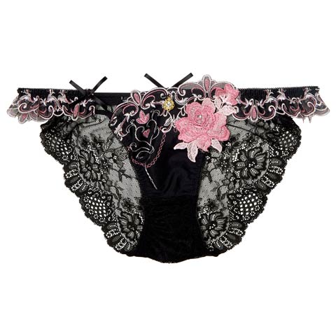 【明日花キララプロデュース/WhipBunny】Luxury Rose Heart Shorts/T-back ラグジュアリーローズハートショーツ/Tバック(メアリーローズ/フルバック-M)