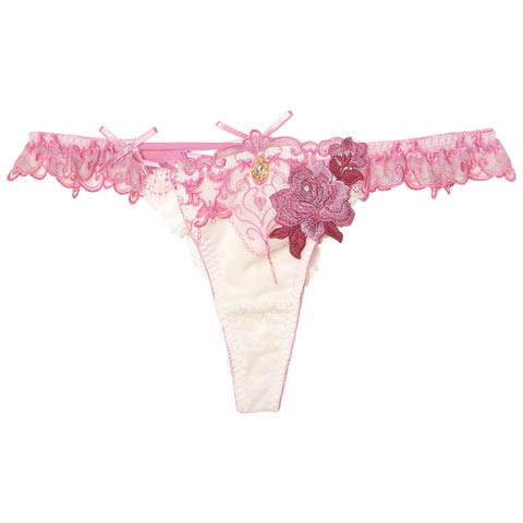 【明日花キララプロデュース/WhipBunny】Luxury Rose Heart Shorts/T-back ラグジュアリーローズハートショーツ/Tバック(メアリーマグダレン/Ｔバック-M)