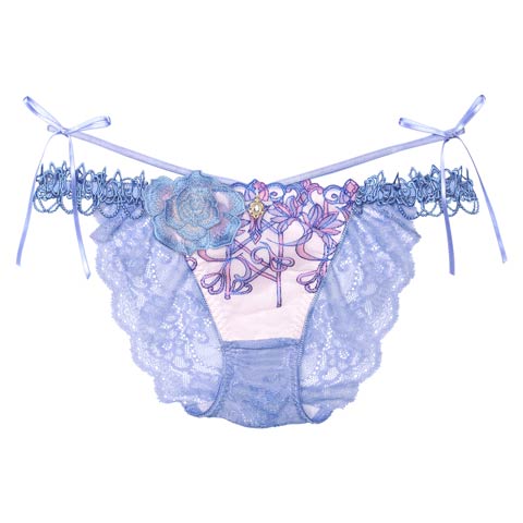 【明日花キララプロデュース/WhipBunny】Royal Stained Glass Shorts / ロイヤルステンドグラスショーツ(ブルー グラス/フルバック-M)