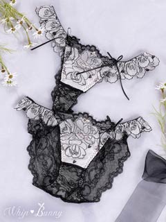 3/27新作!【明日花キララプロデュース/WhipBunny】Lady Rose Embroidery Shorts / レディローズエンブロイダリーショーツ