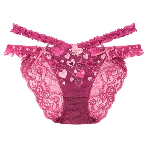 【明日花キララプロデュース/WhipBunny】Sweetie Heart Frill Shorts / スウィーティーハートフリルショーツ(ハートベリー/フルバック-M)