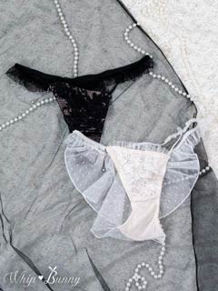 2/27新作!【明日花キララプロデュース/WhipBunny】Dot Ribbon Tulle Shorts / ドットリボンチュールショーツ