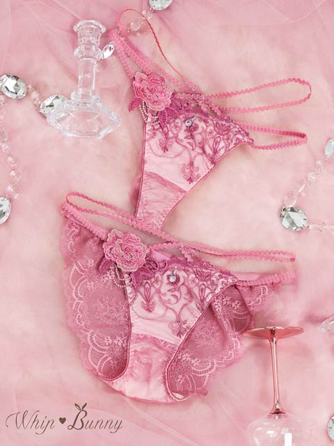 3/20新作!【明日花キララプロデュース/WhipBunny】Luxury Rose Lacy Shorts / ラグジュアリーローズレーシーショーツ
