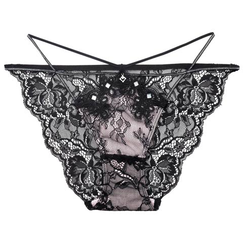 4/17新作!【明日花キララプロデュース/WhipBunny】Luxury Bijou Studs Shorts / ラグジュアリービジュースタッズショーツ(レースブラック/フルバック-M)