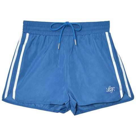 9/6新作!【lunangelina】Side Line Logo Short Pants/BLUE(ブルー-フリー)