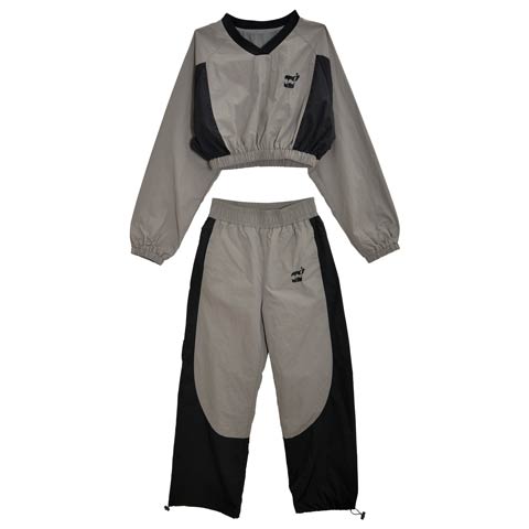 【lunangelina】 トラックプルオーバー＆パンツセットアップ GRAY(グレー-フリー)