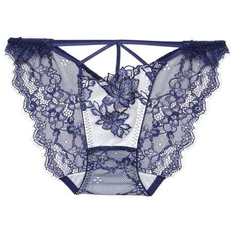 1/19新作!【ぴょな(PyunA.)プロデュース/Enfel】ブルームカットフルバックショーツ(ネイビー-S)