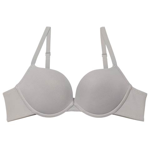 【予約:12/19頃より順次発送】11/27新作!【てんちむプロデュース/QQz】エブリデイブラジャー(グレー-B65)