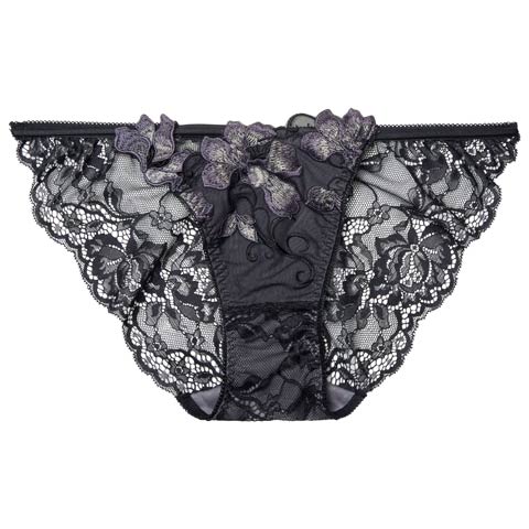 3/16新作!【PyunA．プロデュース-Enfel】リュクスカメリアフルバックショーツ(ブラック-S)