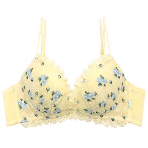 4/23新作!【PyunA．プロデュース-Enfel】ノーブルローズブラジャー LEMOMN(レモン-B65)