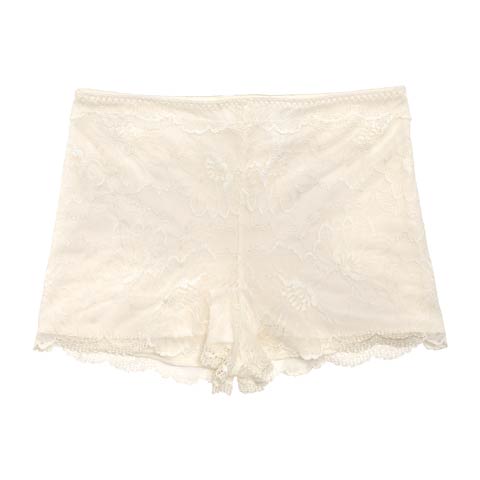【Lunangelina】Dreamy lace shorts/White［ルナアンへリナ］(ホワイト-M)