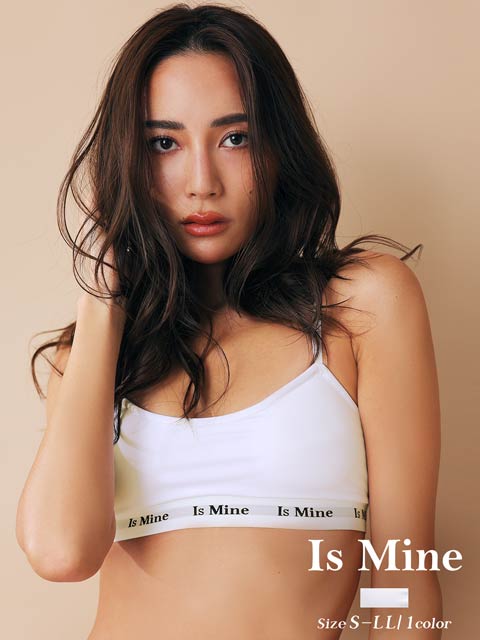 【IsMine】Casual tape Brassiere / White［均一］