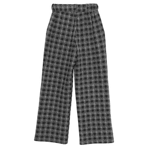 【lunangelina】tweed pants(ブラック-フリー)