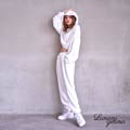 【lunangelina】Short hoodie & long pants Set-up/White［ルナアンへリナ］