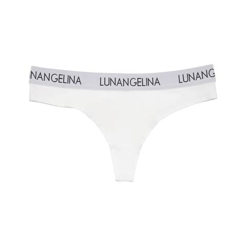 【Lunangelina】Logo tape T-back/White［ルナアンへリナ］(WHITE-S)