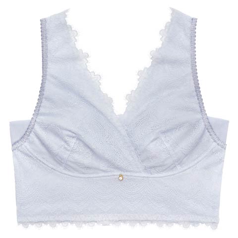 4/7新作!【三上悠亜プロデュース/Mieloa】ティアラフィットナイトブラ(サックス-S60)