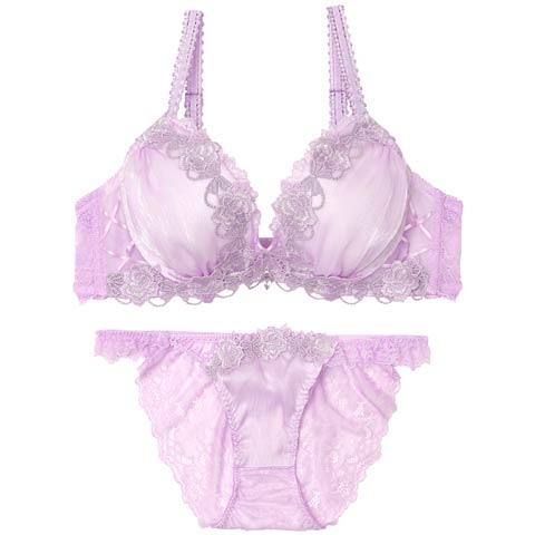 3/11新作!【伊藤桃々プロデュース/Rosem】トゥインクルフラワーブラセット/スターラベンダー(スターラベンダー/フルバック-A65/ショーツM)