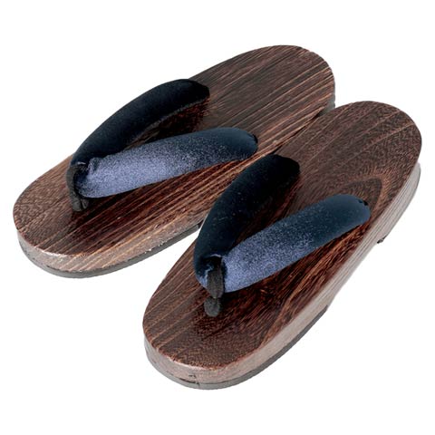 [単品]シンプルバイカラー下駄【YUKATA by dazzy 2025】(ネイビー-フリーサイズ)