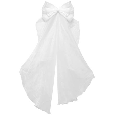 9/29新作!プリンセスアイドルボリュームリボン【2025ハロウィン/小物】(ホワイト-フリーサイズ)