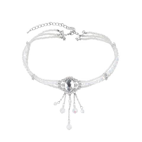 プリンセスアイドルパールストーンチョーカー【2025ハロウィン/小物】(シルバー-フリーサイズ)