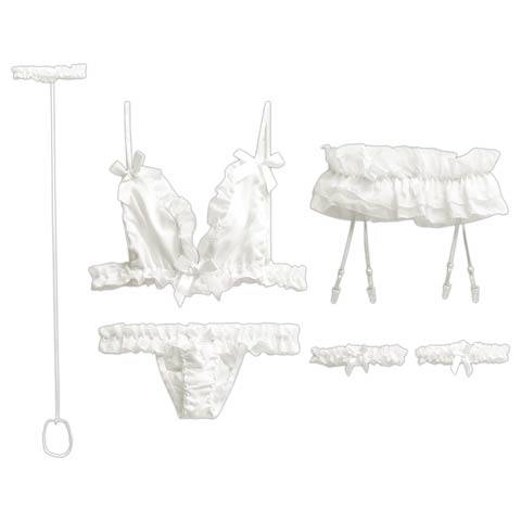 11/26再販![CARRIEFRANCA]エンジェルフリルブラセット［大人気］(ホワイト-フリー)