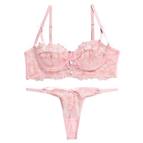 10/31新作![CARRIEFRANCA]フェアリーガーデンブラセット(ピンク-S)