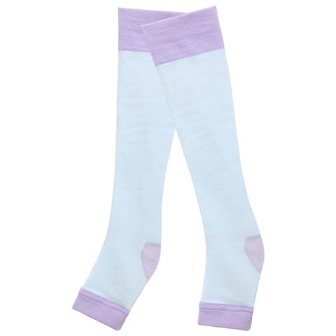 12/17新作!おやすみ着圧くつした(パープル-フリー)