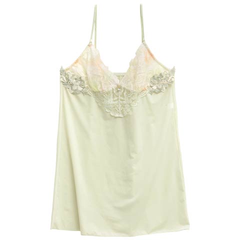 ケミカルグラデーションフラワーベビードール(ミント-M)