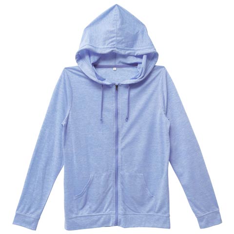 吸水速乾UVワンマイルパーカー［12H限定2］(ブルー-M)