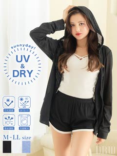 吸水速乾UVワンマイルパーカー［週末セール］