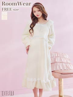 12/5新作!もこもこドリーミーワンピースルームウェア