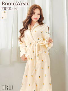 12/12新作!モコモコ花柄ルームウェア