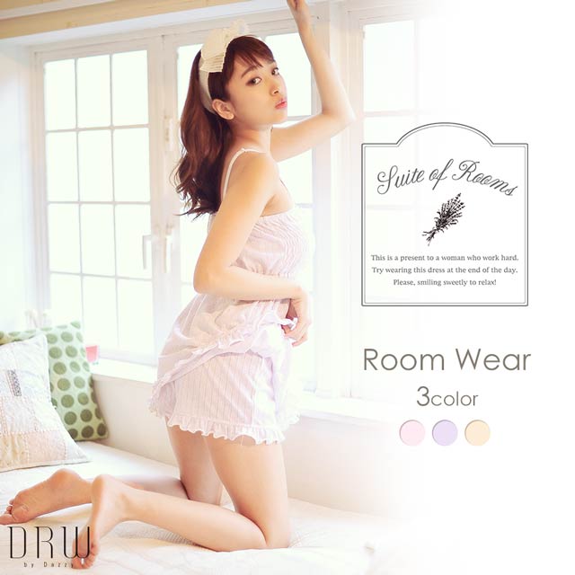 【Suite of Rooms】パステルFlowerキャミソール＆ボトム上下セット