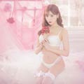【明日花キララプロデュース/WhipBunny】Airy Flower Lace Bra&T-back エアリーフラワーレースブラ&Tバック