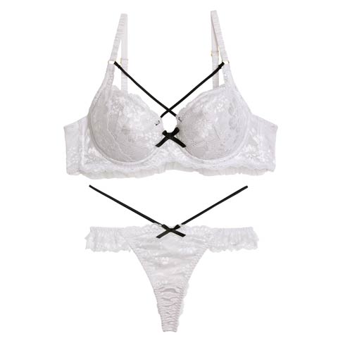 レーシィロマンスコードブラジャー&バック透けTバックショーツ［大人気］［12H限定2］(ライトグレイ-A70/ショーツM)
