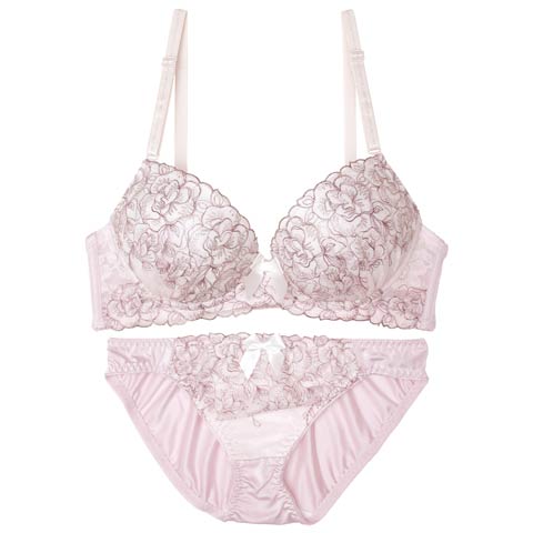 グレイスベルフルールブラジャー&フルバックショーツ［激売れ］(ラベンダー-A70/ショーツM)