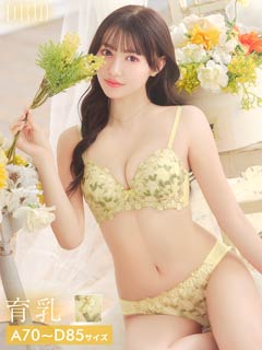 4/1新作!スウィーティブルーム育乳脇高ブラジャー&フルバックショーツ［激売れ］