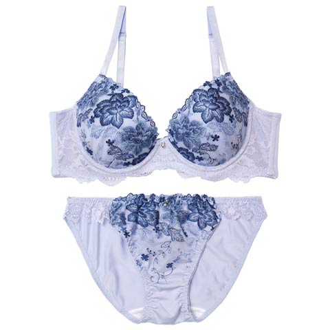 スウィートベルフルール育乳脇高ブラジャー&フルバックショーツ