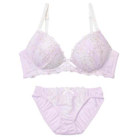 9/29新作!プリンセスアイビーマーブルブラジャー&フルバックショーツ［激売れ］(ラベンダー-A70/ショーツM)
