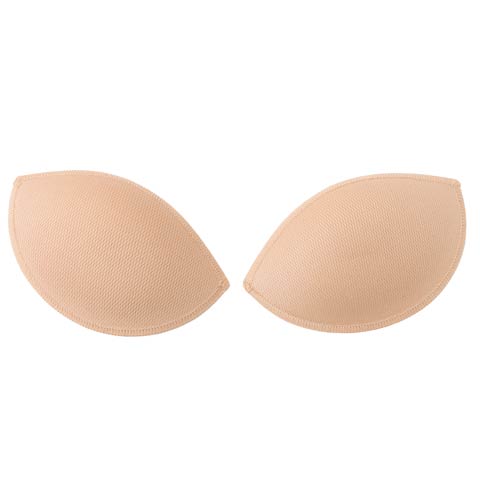 エアースルーレモン厚手カップブラジャーパッド単品(ベージュ-ｻｲｽﾞ無)