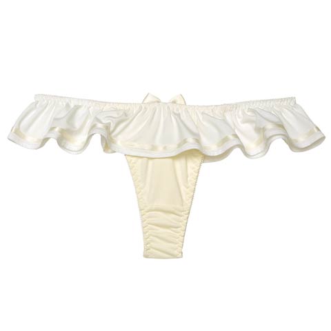 パステルセーラーカラーTバックショーツ単品[おそろいショーツ](アイボリー-M)