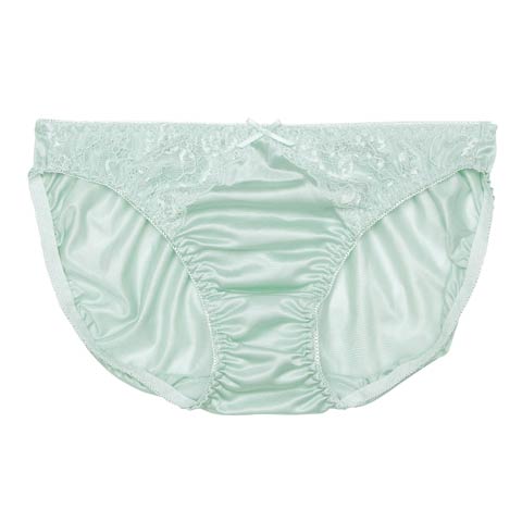 プレーンレースリボンフルバックショーツ単品(ミント-M)